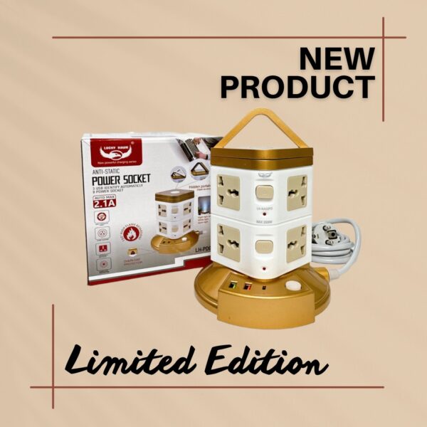 Ổ CẮM ĐIỆN THÔNG MINH 2 Tầng GOLD